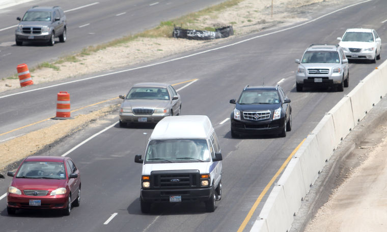 Traffic along US Highway 190